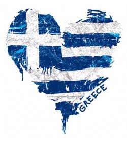 GREEK FLAG -Women's T-shirts